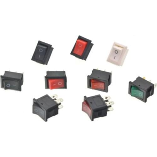 Ship type switch kcd1-101 water dispenser electronic scale ship type power button accessories 2 pin 6a250v (5pcs)