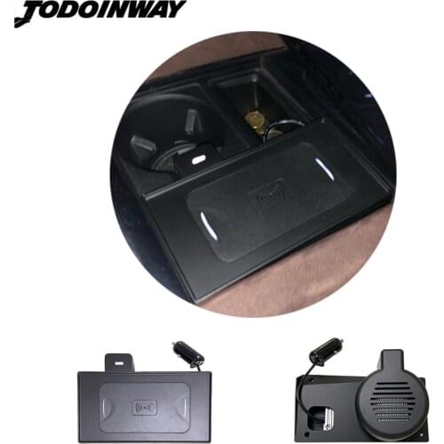 Phone stand car wireless charger for BMW X5 F15 X6 F16 mount mobile support water cup holder for iphone 11 quick charge bracket