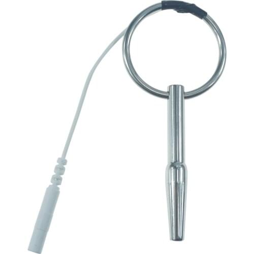 For DIY electric urethral sound with head ring electro shock urethral catheter penis plug dilator sex toys