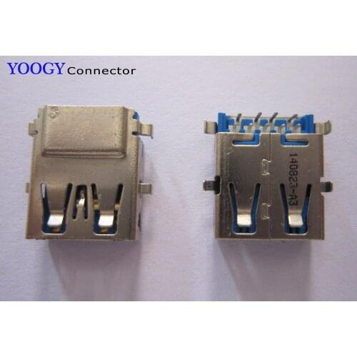Laptop USB3.0 Jack fit for Dell 14-7466 7566 7467 Vostro 3360 series motherboard female usb 3.0 connector