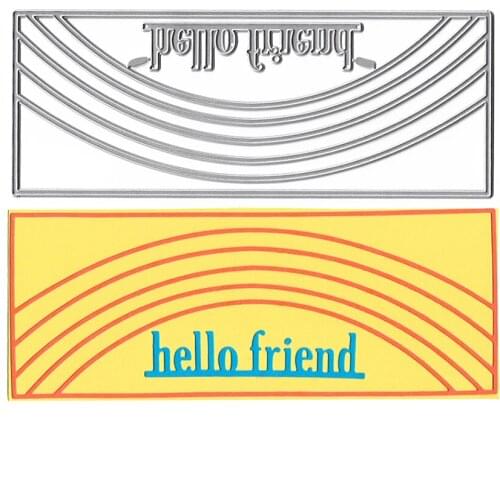 Slimline Cutting Dies Embossing Stencil Album Decor Paper Card Making DIY Handcraft Cutter Mold Metal Die Cuts Scrapbooking New