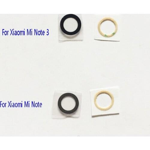 Glass Lens Back Camera Glass replacement with adhesive sticker mi NOTE Camera lens Cover repair part For Xiaomi Note Note3