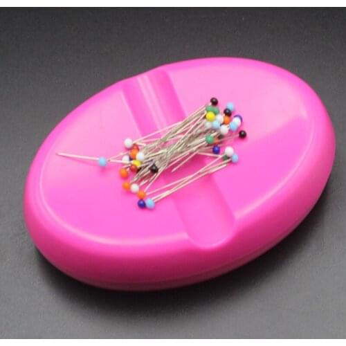 1pcs Multifunction Magnetic Force Suction Box 3 Colors Useful Needle Insertion Home Manual DIY Sewing Leather Accessories