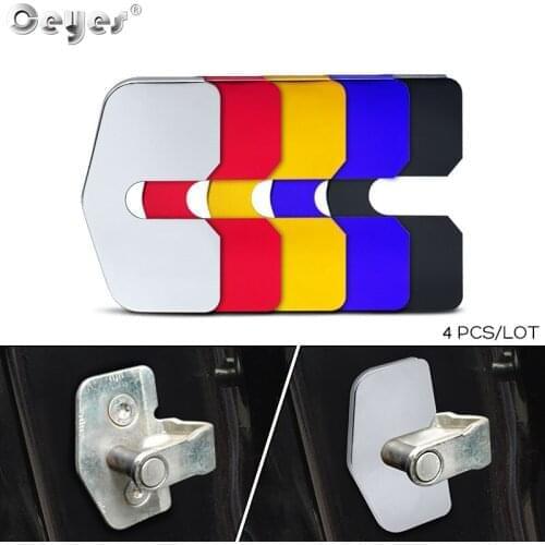 4Pcs Anti Rust Dock Lock Cover Sticker For VAUXHALL VXR Opel Saab Buick Car Styling Protective Auto Case Exterior Accessories