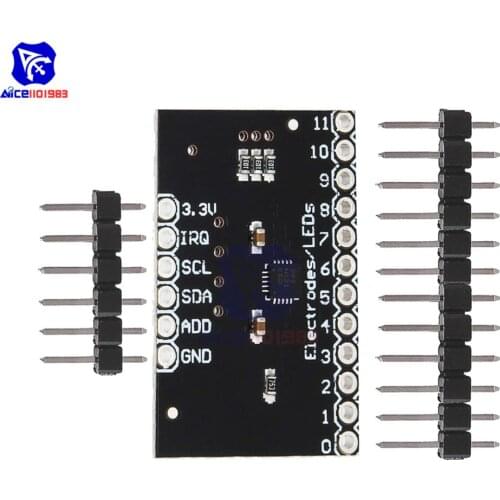 Diymore MPR121 Breakout V12 Proximity Capacitive Touch Sensor Controller Keyboard Development Board for Arduino