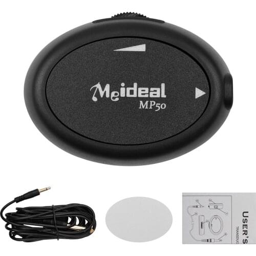 Adhesive Instrument Pickup with 1/4 inch Jack 3.0M Cable Guitar Pickup for Guitar Violin Mandolin Ukulele Guitar Accessories