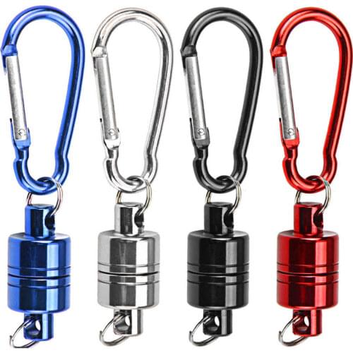 Magnetic Carabiner Fishing Keychain Snap Clip Lock Buckle Hook Carabiner Fishing Tool Outdoor Camping Supplies Carabiner