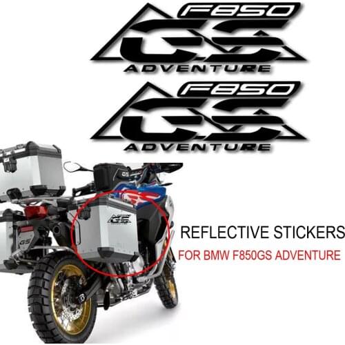 For BMW F850gs F850 F 850 GS ADV Adventure Motorcycle Top Side Tail Box Cases Panniers Luggage Stickers Decals