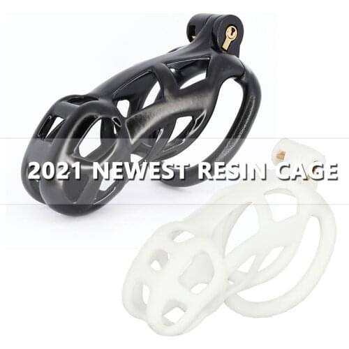 NEWEST Male 3D Printing Cock Cage Penis Sleeve Plastic lockable Male Chastity Device Penis Rings Adult Games Sex Toys