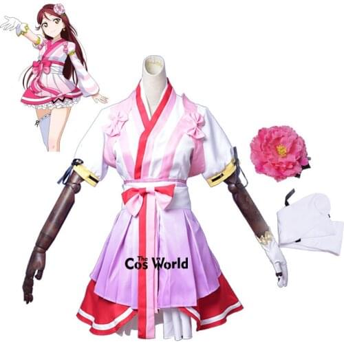 LoveLive!Sunshine!! Aqours ed Dreamer Sakurauchi Riko Dress Kimono Yukata Uniform Outfit Anime Customize Cosplay Costumes