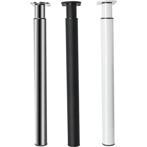 Adjustable Folding Bar Support Heavy Duty Cabinet Furniture Office Desk Leg Support Column 70-120cm High