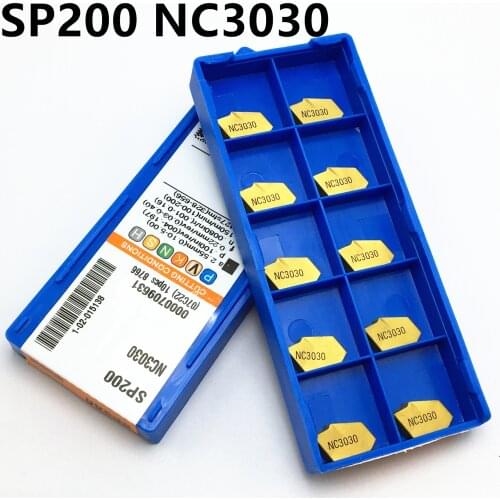10PCS SP200 NC3030 Insert Carbide ZQ2020 Tool ZQ2525 Slot Tool Holder Lathe Tool Knife Separation and Slotting Blade