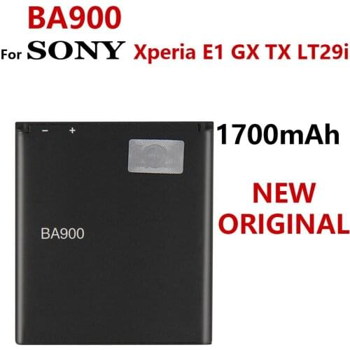 100% Genuine 1700mAh BA900 Battery For SONY Xperia E1 GX TX LT29i SO-04D S36H ST26I C1904 C2105 High Quality Batteria Batteries