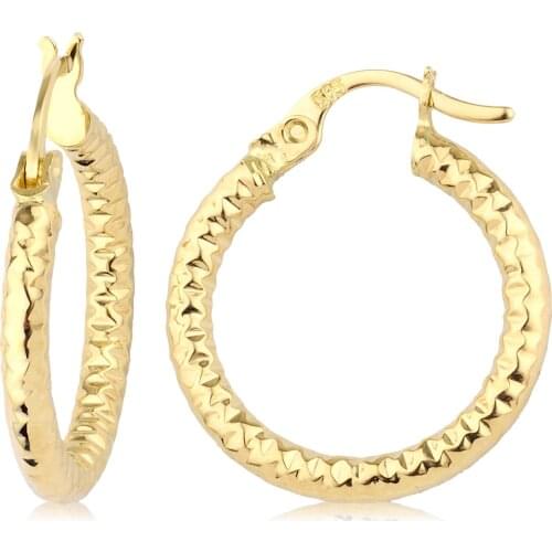 14k Hoop Earrings (13th Model 2. Size) W4E28018