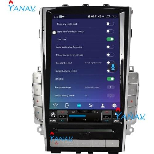 2 Din Android 13.6 Inch Tesla Multimedia Head Unit For Infiniti Q50 Q50L Q60 2012-2020 RHD Auto PX6 GPS Navigation HD Screen