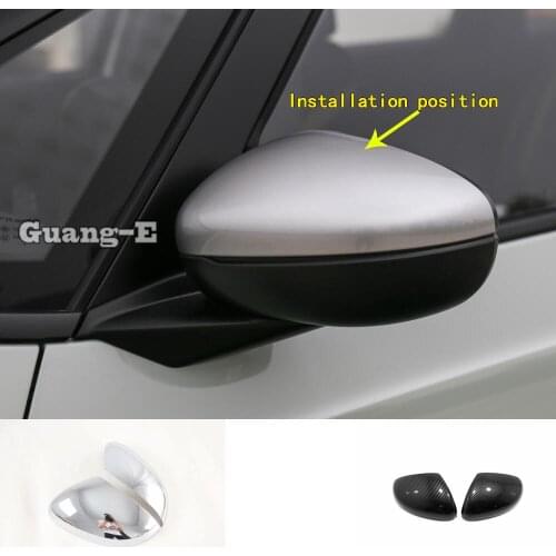 Car Styling ABS Decoration Stick Rear View Rearview Side Glass Mirror Cover Trim Frame For Honda Fit Jazz 2020 2021