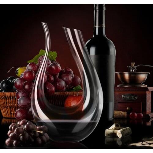 Handmade Big Decanter Crystal Red Wine Brandy Champagne Glasses Decanter Bottle Jug Pourer Aerator For Family Bar
