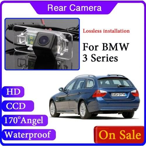 For BMW 3 Series E46 E90 E91 E92 E93 F30 F31 F34 2004~2019 Reverse Parking High Quality Waterproof Camera