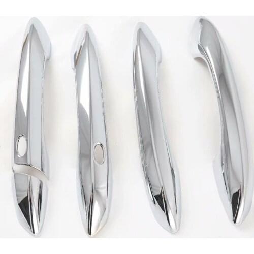 For Hyundai Tucson NX4 2021 2022 ABS Chrome Car Door Handle Cover Sticker Styling Exterior Accessories