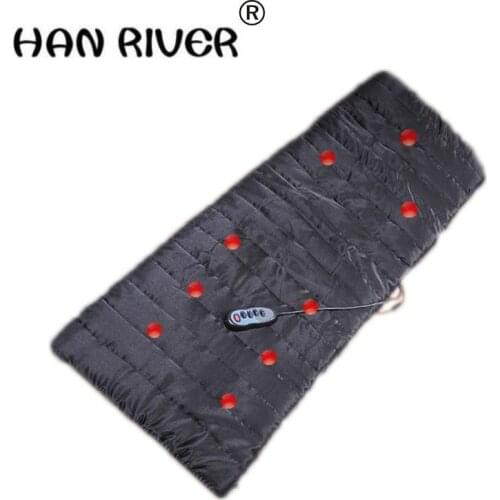 Full-Body Household Tourmaline Massage Mattress Heating Vibrating Head Neck Electronic Massage Therapy Massager Bed Cushion