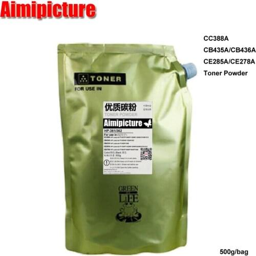 500g/bag refill toner powder CB436A 436A 436 36A compatible for HP LaserJet P1505 P1505N M1522 M1522NF M1120 M1120n printer