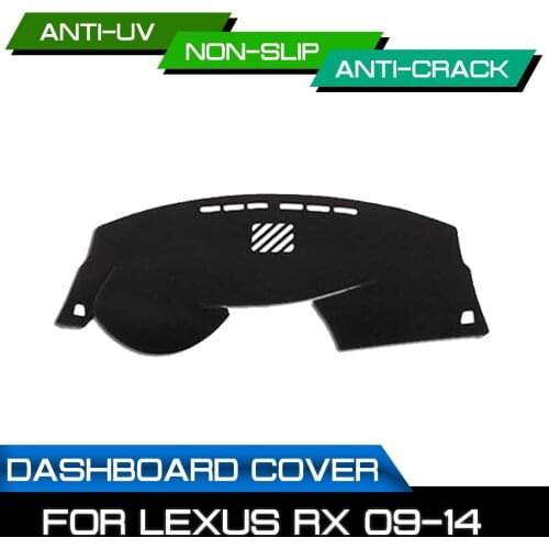 Car Dashboard Mat for Lexus RX 2009 2010 2011 2012 2013 2014 Anti-dirty Non-slip Dash Cover Mat UV Protection Shade