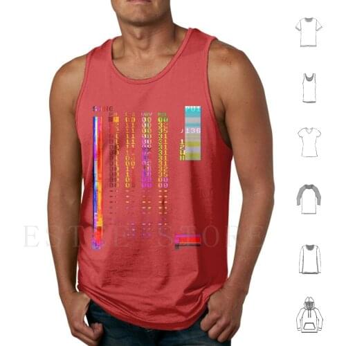 Lsdj Tank Tops Vest Sleeveless Lsdj Chiptune Awesome Glitch Rainbow