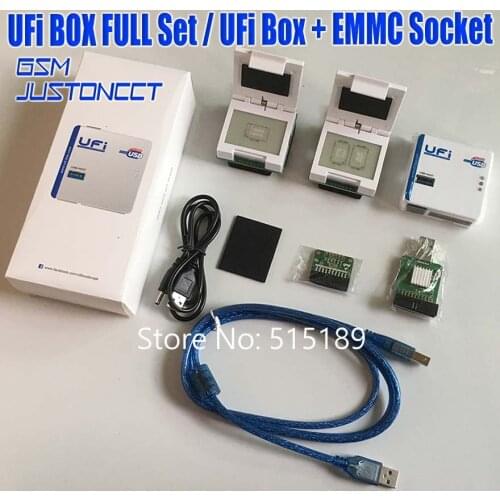 Gsmjustcct UFi Box powerful EMMC Service Tool Read EMMC user data, repair, resize, format, erase, write update firmware EMMC