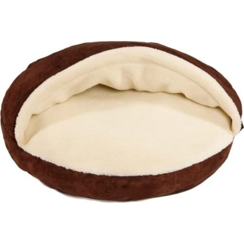 Wholesale Custom Luxury Soft, Plush Warm donut Pet Bed Cushion Sofa Dog Bed