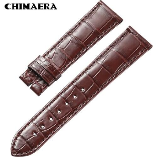 CHIMAERA Nile Crocodile Leather Strap Suitable For Omega Constellation Series Butterfly Flying Seamaster Watch With Bracelet