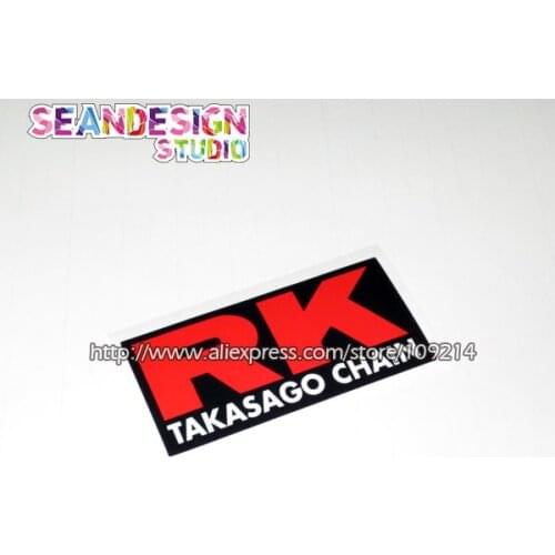 RK TAKASAGO CHAIN Helmet Motorcycle Motocross Motorbike Decal Sticker Waterproof 21