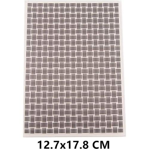 2021 Weave Pattern Embossing Folders for File Papers Photo Album Stencils Cards Making Template DIY 3D Scrapbooking Cutting Dies