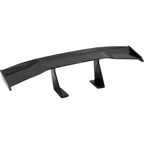 Universal Carbon Black/red Mini Spoiler Car Tail Decoration Rear Trunk Wing Plastic Self Adhesive Tail Rear Wing Decoration