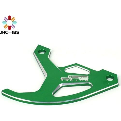 Motorcycle CNC Green Guard Rear Brake Disc Rotor Protector Cover For KAWASAKI KLX450R 2007-2009 KX125 KX250 KX250F KX450F