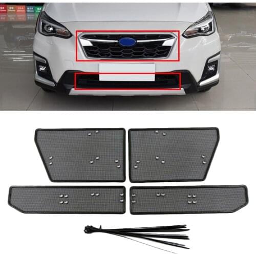 For Subaru XV 2019 2020 Accessories Front Grille Insect Net Screening Insert Mesh Decoration Covers Car Styling