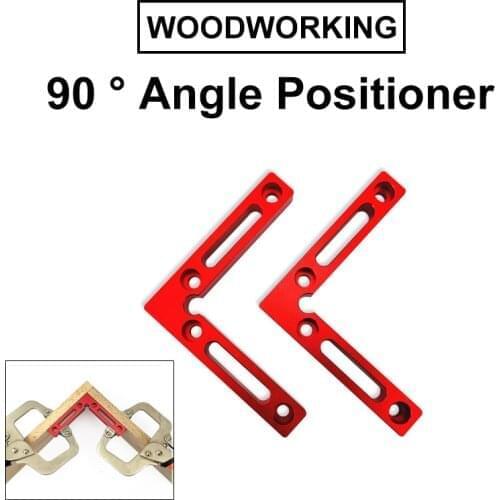 1/2pcs 90 Degree Positioning Squares Aluminium Alloy Right Angle Clamps Woodworking Carpenter Tool Corner Clamping Square for P