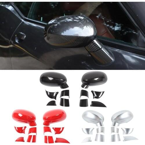 10PCS ABS Exterior Side Rearview Mirror Cover Trim Fit For Dodge Challenger 2009-2021 Exterior Car Accessories