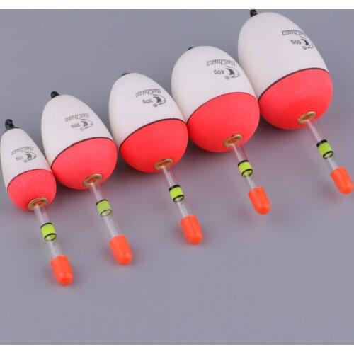 5pcs EVA Foam Floats Luminous Fishing Float Bobber Sea Rock Fishing