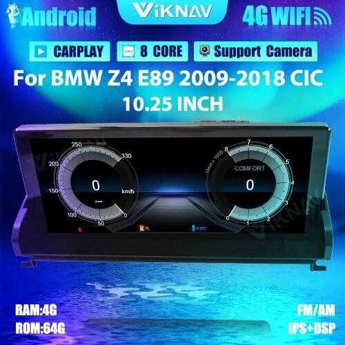 2din 10.25 inch Android Car Radio With screen DVD Multimedia Player ​For BMW Z4 E89 2009-2018 CIC GPS Navigation