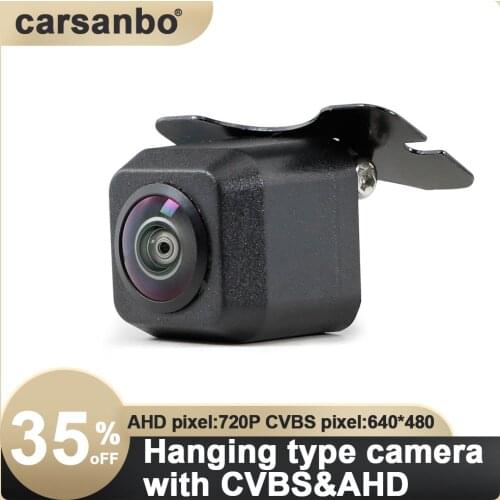 Car Rear View Camera Hanging type with CVBS&AHD switch Night Vision Reverse Camera Reference line switch 170 Degree Wide Angle