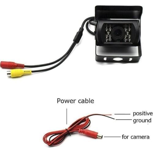 Car Night Vision LED Rear View Backup Camera & Foldable Display Monitor