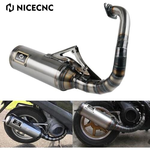 Scooter Exhaust Pipe Muffler Silencer For Honda DIO AF18 AF25 90CC 110CC 125CC Exhaust Pipe System Muffler Stroke Size 54.5mm