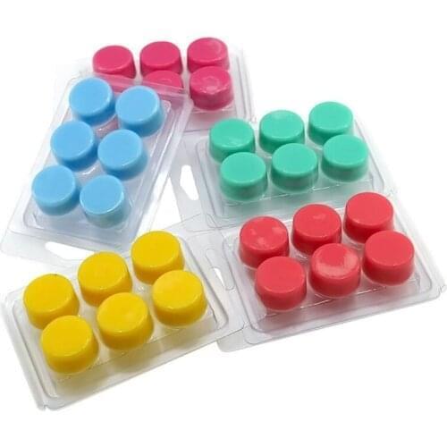 Wax Melt Container Candle Mould Box DIY PVC Plastic Reusable Dural Transparent Blister Packaging Clamshells Mold