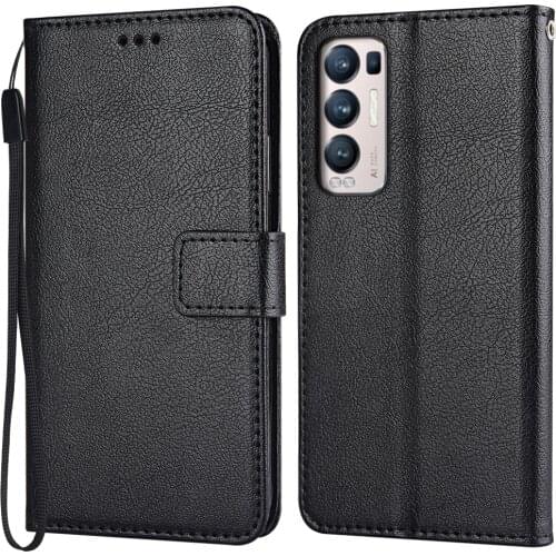 Flip Leather Case for OPPO Reno5 Pro+ 5G Case Classic Wallet Phone Case for OPPO Reno5 Pro Plus 5G Funda on Reno5 Pro Back Cover