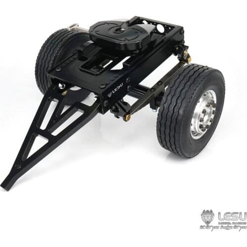 LESU Metal Trailer for 1/14 RC TMY Tractor Model Seim Truck Car TH02031-SMT3