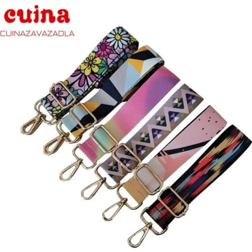 Fashion Women Colorful Shoulder Strap Ladies Bag Accessories Adjustable Removable Wide Shoulder Cross Body Messenger Bag Strap