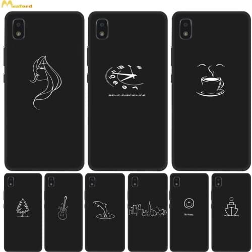 Soft Case For ZTE Blade L210 Cover Silicone Back Covers For ZTE Blade L210 Phone Protective Case Black TPU Fundas Capa 6.0"