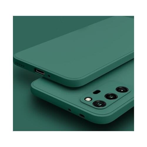 For OnePlus 8T Case Soft Liquid silicone Skin Slim Straight edge protect Back Cover Case for one plus 8t oneplus8T 1+8T shell