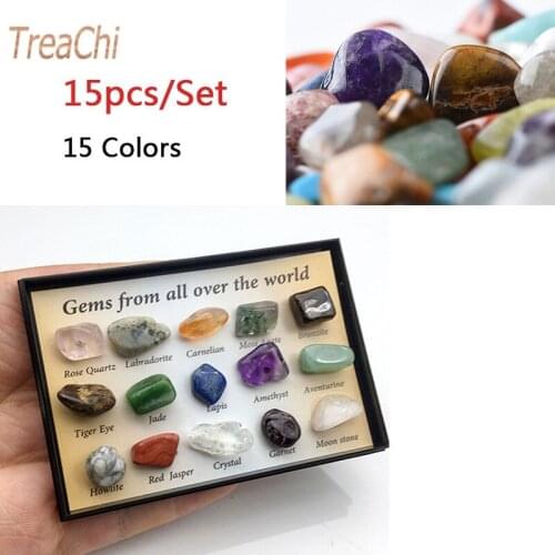 Natural Mineral Gemstone Rocks Healing Crystal Polished Stones Collection Present Gift Creative Home Decor Accessories