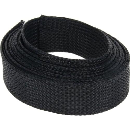 Othmro Mesh Cable Sleeves Wire Protecting Tight PET 1/2/3/5/8/10/15M 3mm~20mm Expandable Insulation Sheathing Braided Sleeves